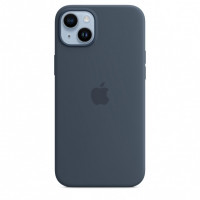 Чехол Silicone Case для iPhone 14, силикон, "тёмно-синий"