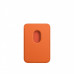 Кожаный кошелёк для iPhone 14 с MagSafe, "оранжевый"