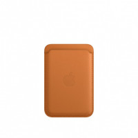 Кожаный кошелёк для iPhone 15 Pro с MagSafe - "золотисто-коричневый"