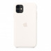 Белый силиконовый чехол для iPhone 11 Silicone Case