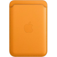 Чехол-бумажник Apple MagSafe для iPhone 12 / 12 Pro, кожа, «золотой апельсин»