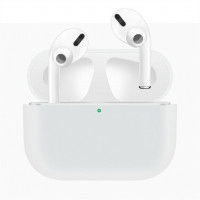 Силиконовый чехол Apple AirPods Pro 2 (белый) 