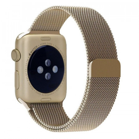 Ремешок Миланский Mokka Milanese Loop 38/40/41mm золотой