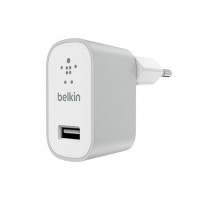 Зарядное устройство Belkin MIXIT Metallic Home Charger 2,4 A серебристое