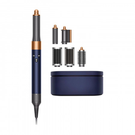 Стайлер Dyson Airwrap HS05 Complete (Prussian Blue/Rich Copper), сумка-чехол синего цвета